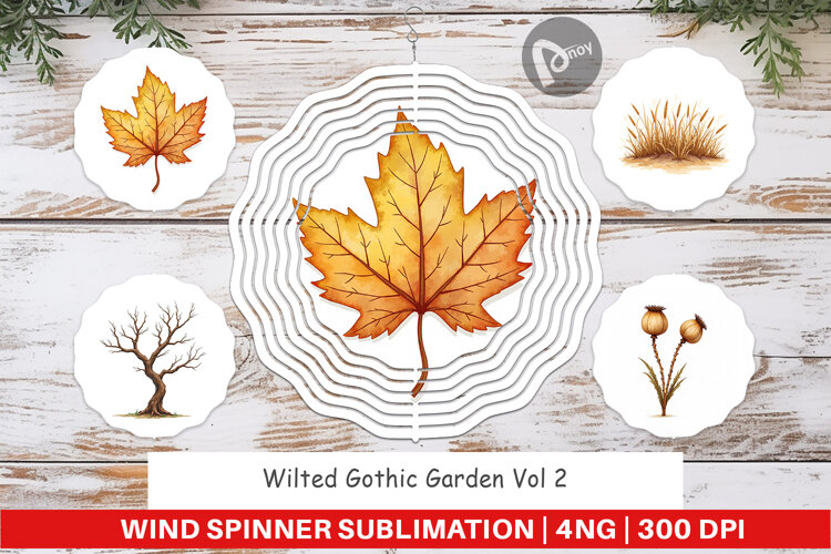 Wilted Garden Wind Spinner example image 1