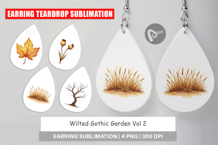 Wilted Garden Earring