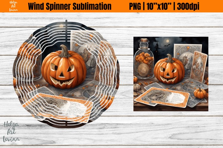 Wind Spinner Sublimation | Halloween PNG