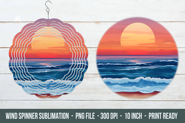 Sunset Wind Spinner | Wind Spinner Png