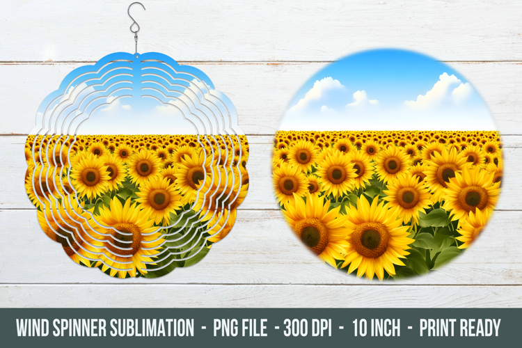 Sunflower Field Wind Spinner | Wind Spinner Design