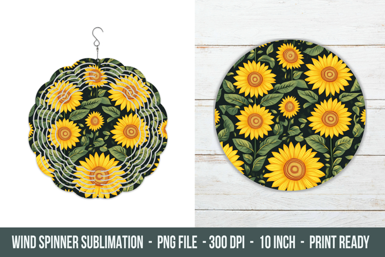 Sunflower Wind Spinner | Wind Spinner Png
