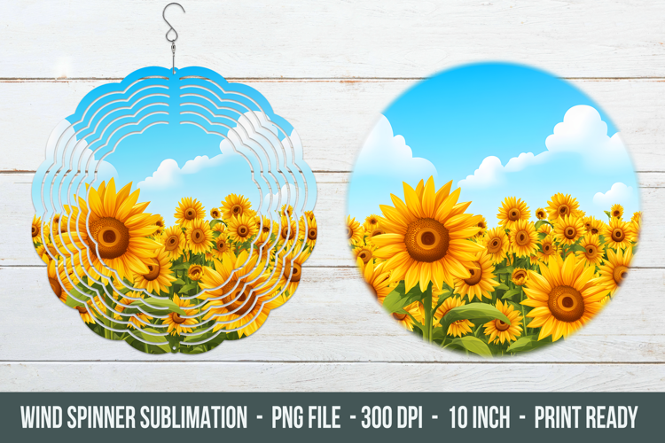Sunflower Field Wind Spinner | Wind Spinner Design