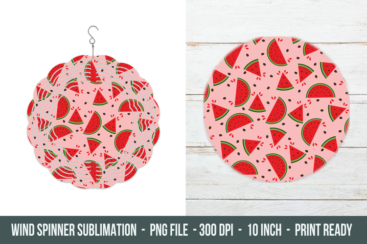 Watermelon Wind Spinner | Wind Spinner sublimation