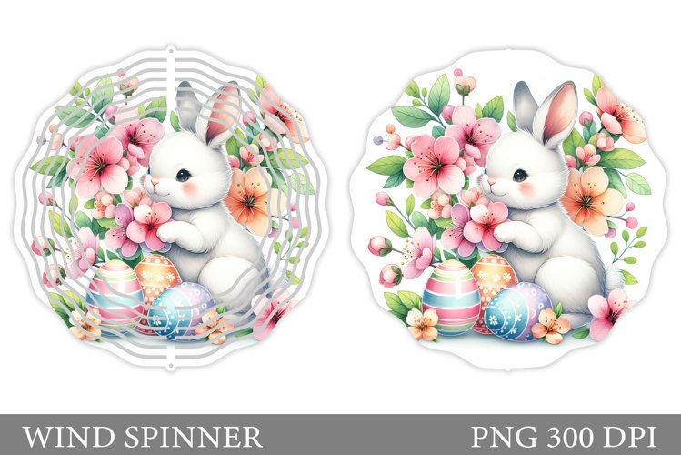 Easter Bunny Wind Spinner. Easter Wind Spinner Design