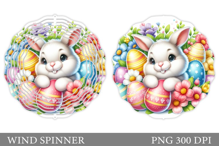 Easter Bunny Wind Spinner. Easter Wind Spinner Design