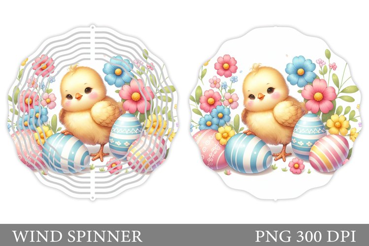 Easter Chick Wind Spinner. Easter Wind Spinner Sublimation