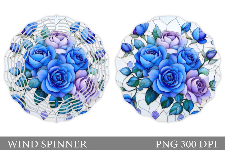 Butterflies Wind Spinner. Roses Wind Spinner Sublimation example image 1