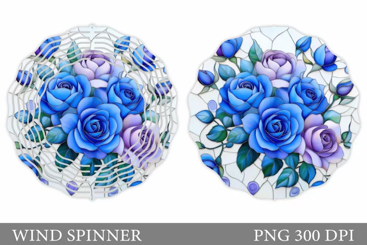 Butterflies Wind Spinner. Roses Wind Spinner Sublimation