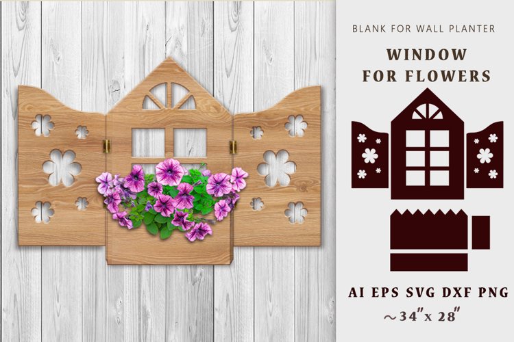 Window for flowers. Home decor example image 1