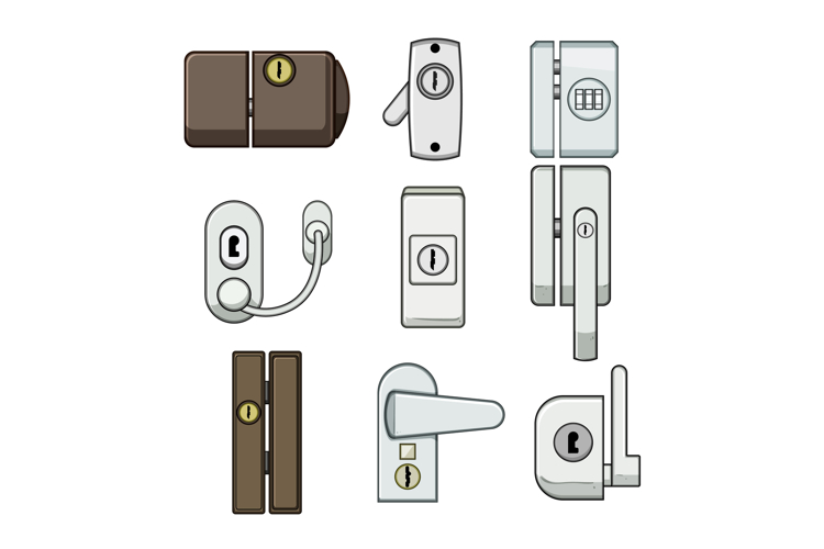 Various security window locks protecting home