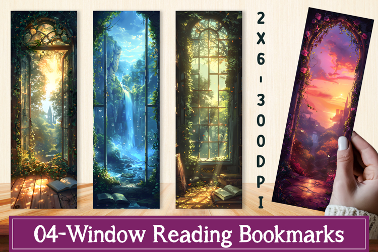Window Reading Bookmarks