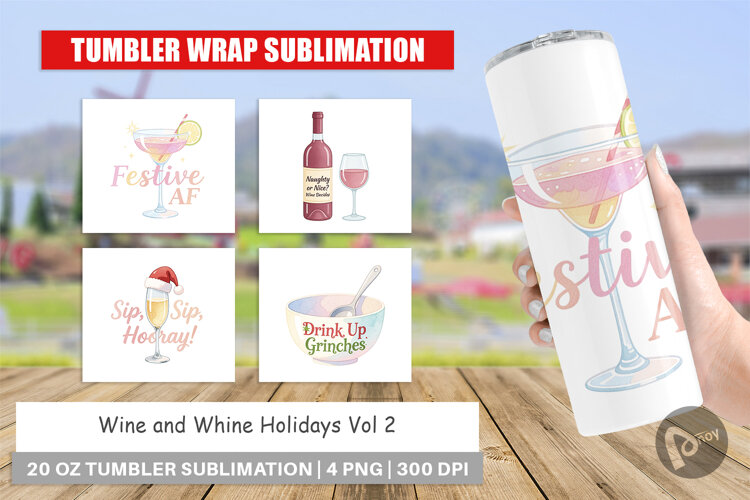 Tumbler Wine and Whine Quotes example image 1
