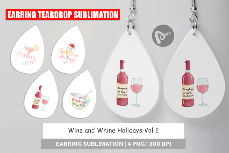 Earring Wine and Whine Quotes