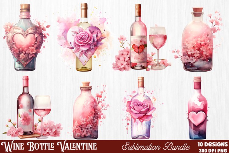 Wine Bottle Clipart Image 4