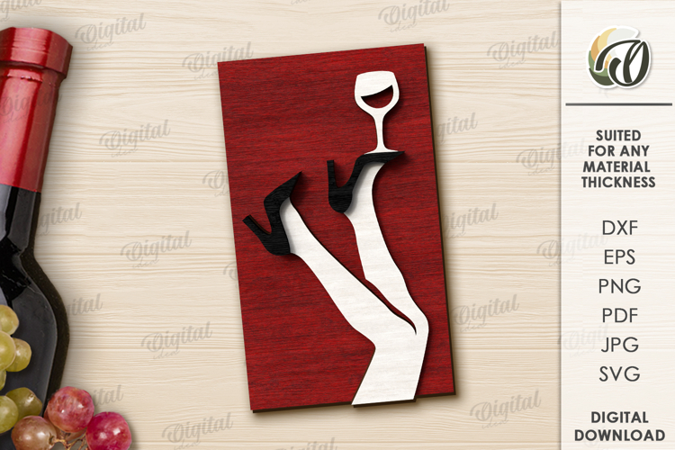 Wine Bottle Svg Image 13