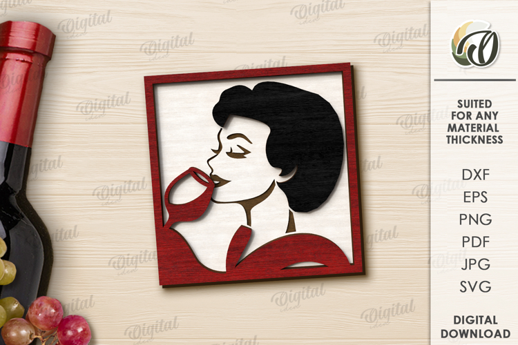 Wine Bottle Svg Image 12