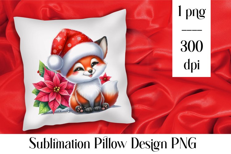 Merry christmas Sublimation - animal pillow clipart