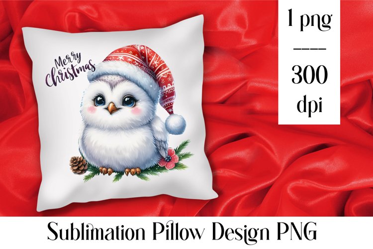 Merry christmas Sublimation - animal pillow clipart
