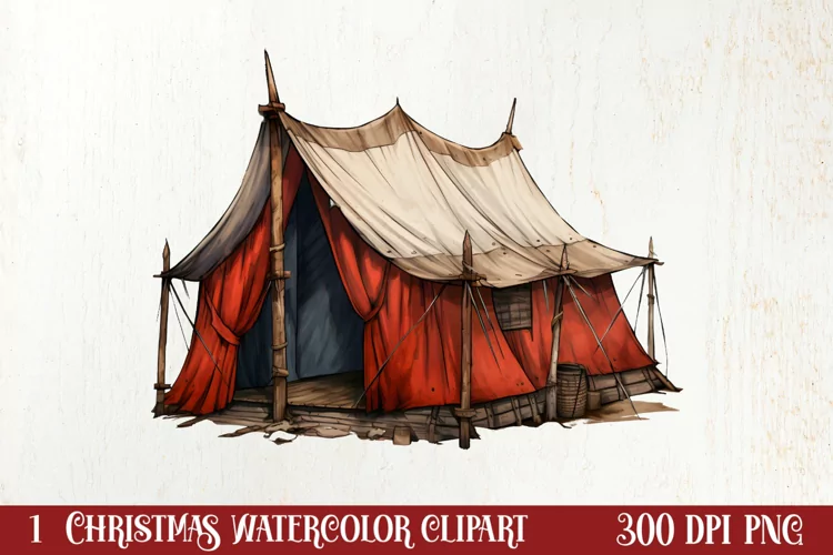Winter Camping Sublimation Clipart, Christmas PNG
