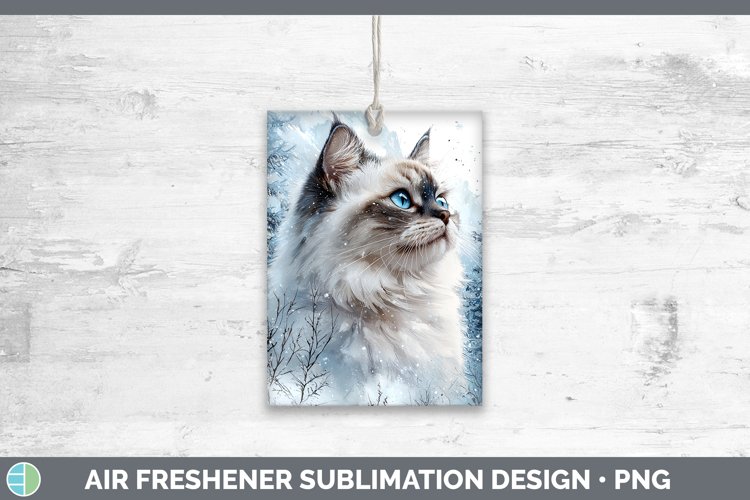 GorgeousWinter Cats Air Freshener design.