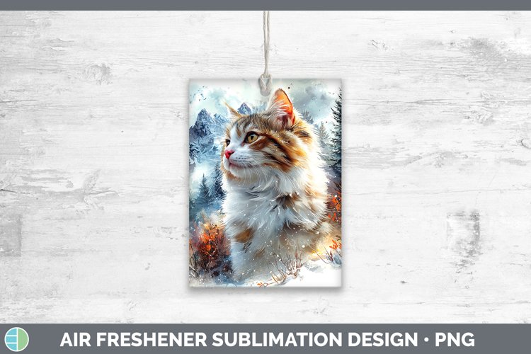 GorgeousWinter Cats Air Freshener design.
