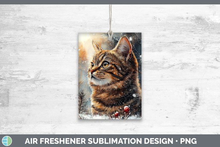 GorgeousWinter Cats Air Freshener design.