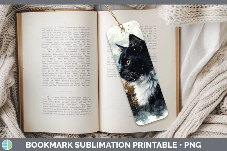 GorgeousWinter Cats Bookmark design.