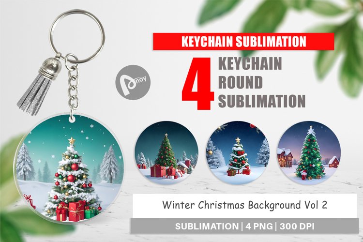Keychain Winter Christmas