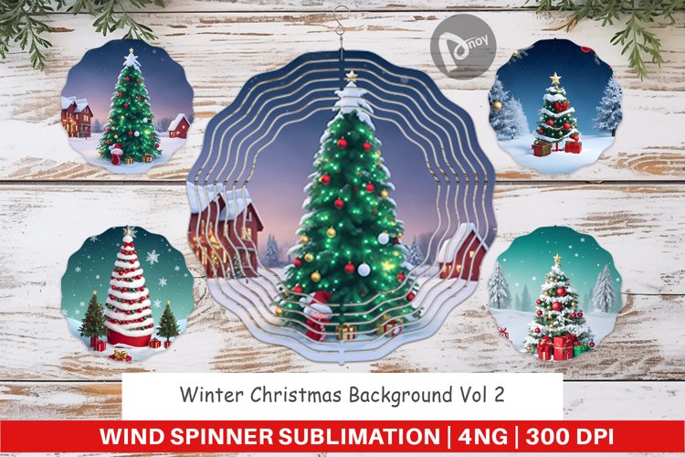 Wind Spinner Winter Christmas