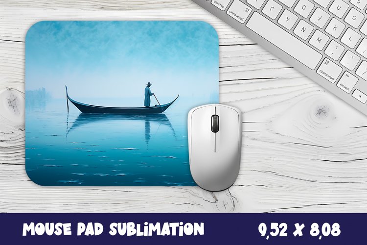 Venice in the winter mouse pad/ sublimation Design example image 1