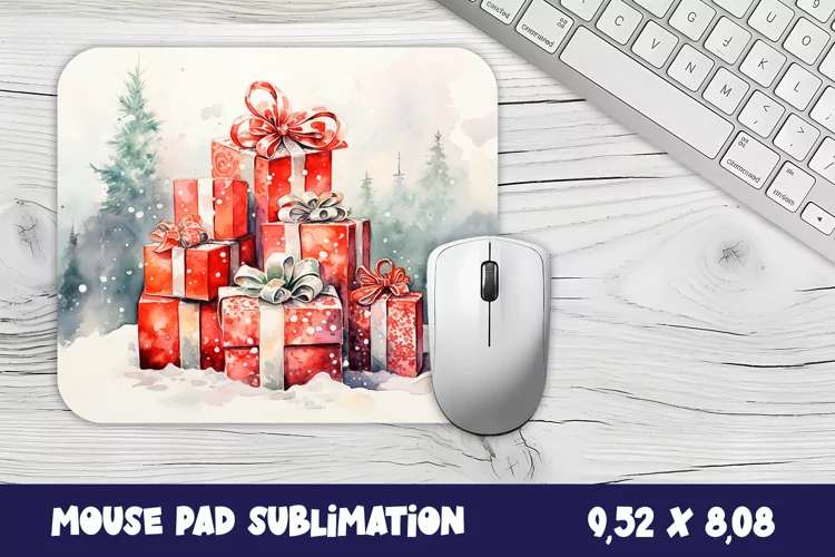 Christmas gift mouse pad / sublimation