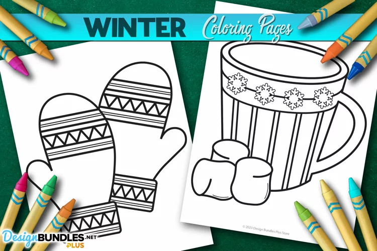 Winter Coloring Pages 1 Printable Worksheets