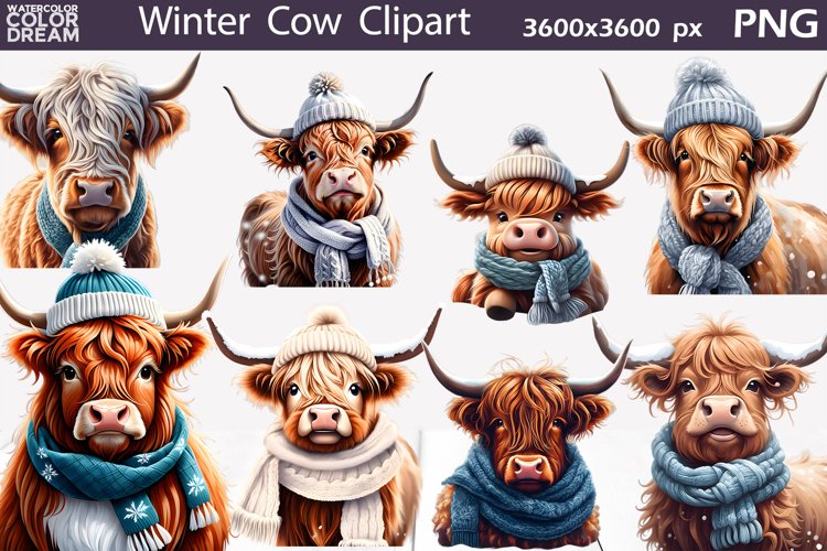 Highland Cow Clipart Image 24