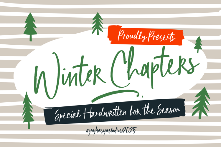 Winter Chapters - Handwritten Font