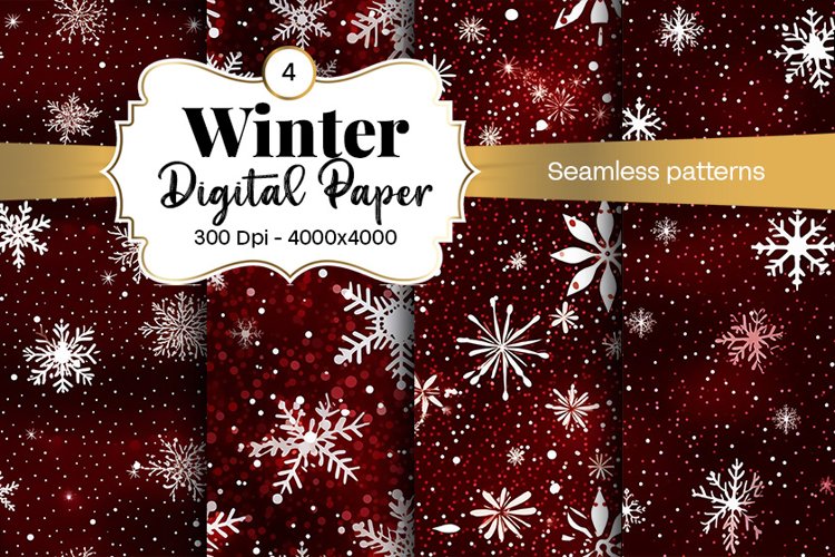 Winter Bokeh, Digital Paper, Scrapbook Paper, Bokeh, Snowflake Bokeh, Blue Bokeh, Snow Digital Paper, Snowflake Scrapbook, Blue Snowflake, Winter, Snowflake,