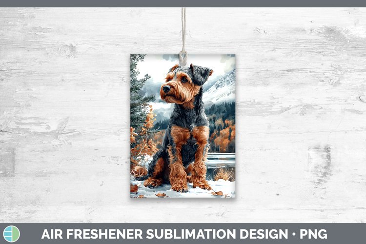 GorgeousWinter Dogs Air Freshener design.