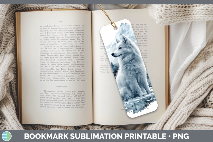 GorgeousWinter Dogs Bookmark design.