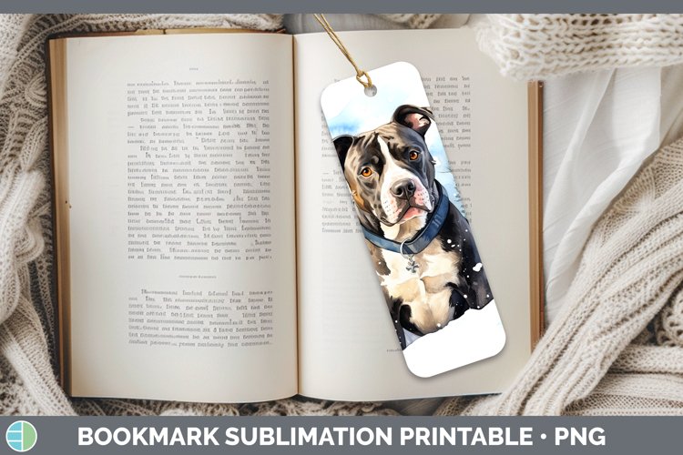 GorgeousWinter Dogs Bookmark design.