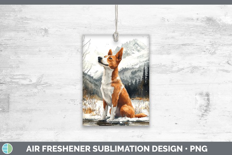 GorgeousWinter Dogs Air Freshener design.