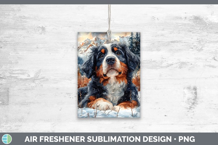 GorgeousWinter Dogs Air Freshener design.