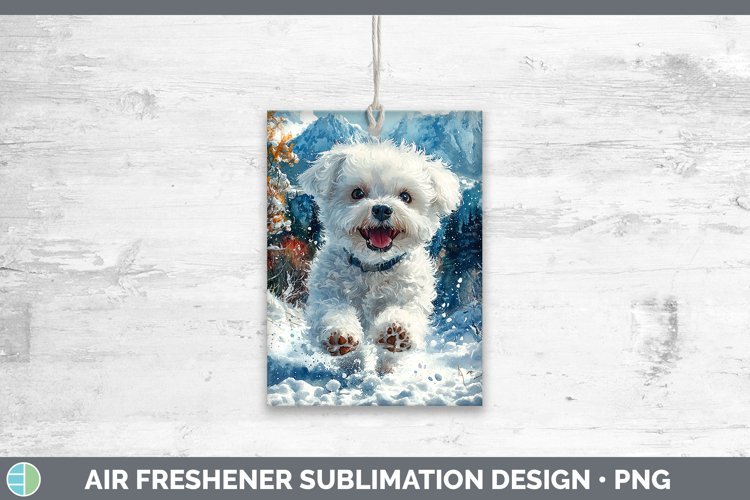 GorgeousWinter Dogs Air Freshener design.