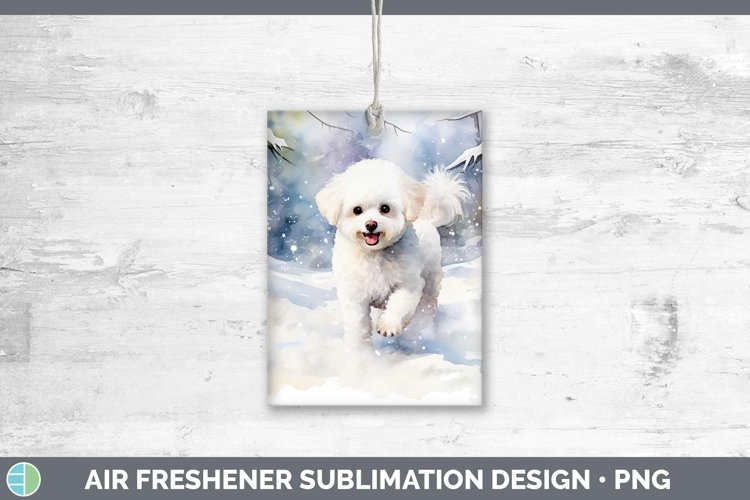 GorgeousWinter Dogs Air Freshener design.
