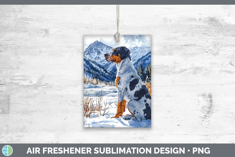 GorgeousWinter Dogs Air Freshener design.