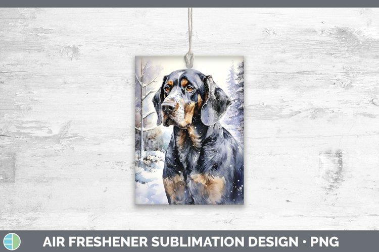 GorgeousWinter Dogs Air Freshener design.
