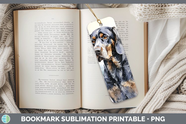 GorgeousWinter Dogs Bookmark design.
