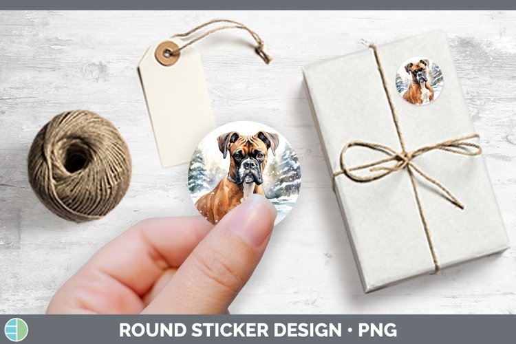 Boxer Dog Clipart Image 2