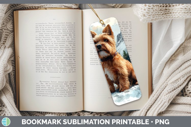 GorgeousWinter Dogs Bookmark design.