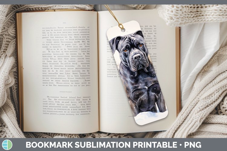 GorgeousWinter Dogs Bookmark design.