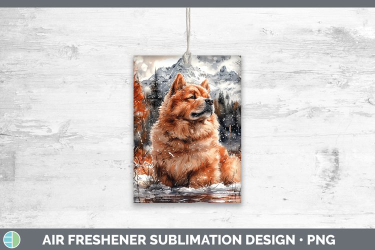 GorgeousWinter Dogs Air Freshener design.